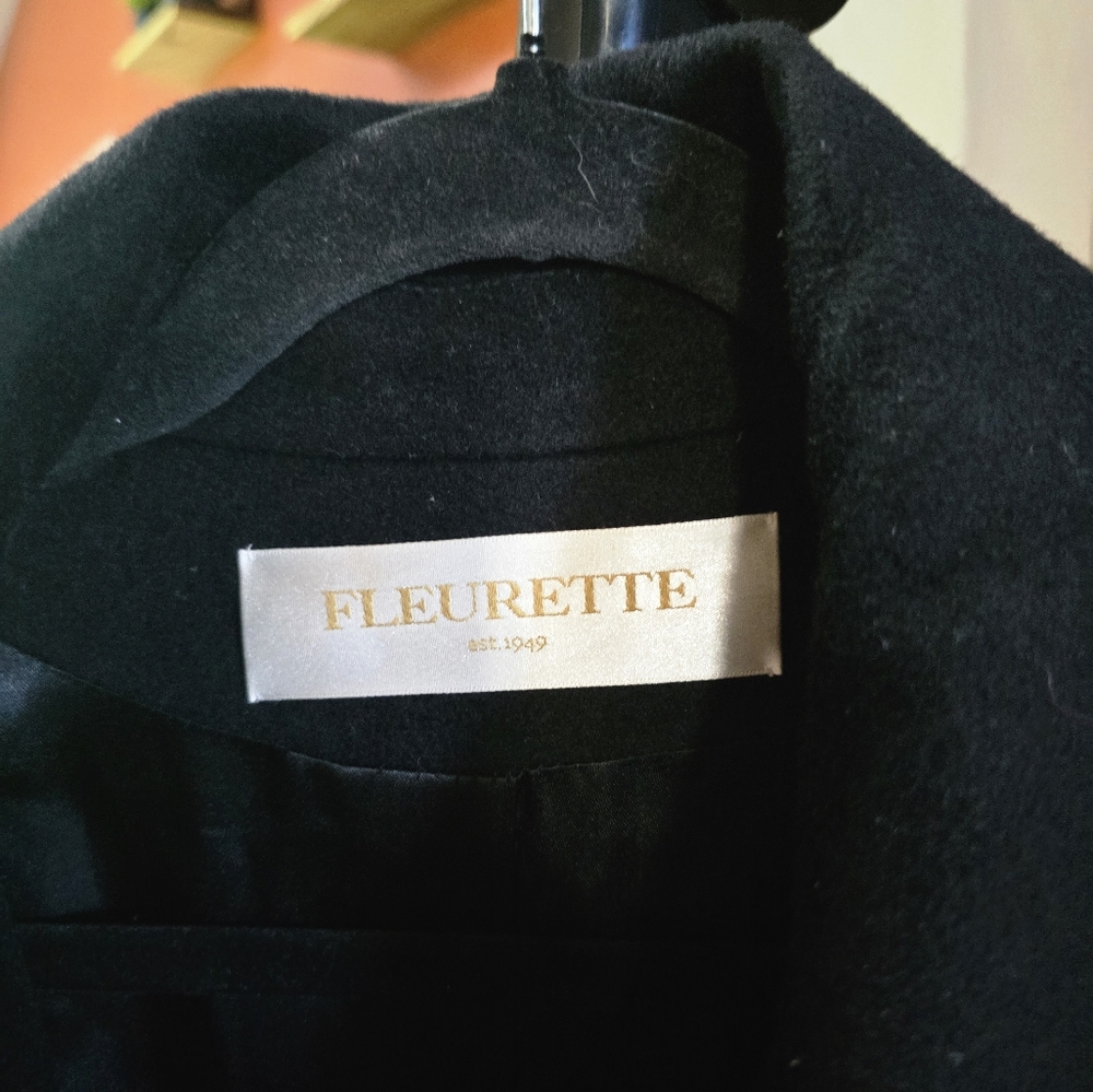 Fleurette 100% wool coat - Picture 3 of 6